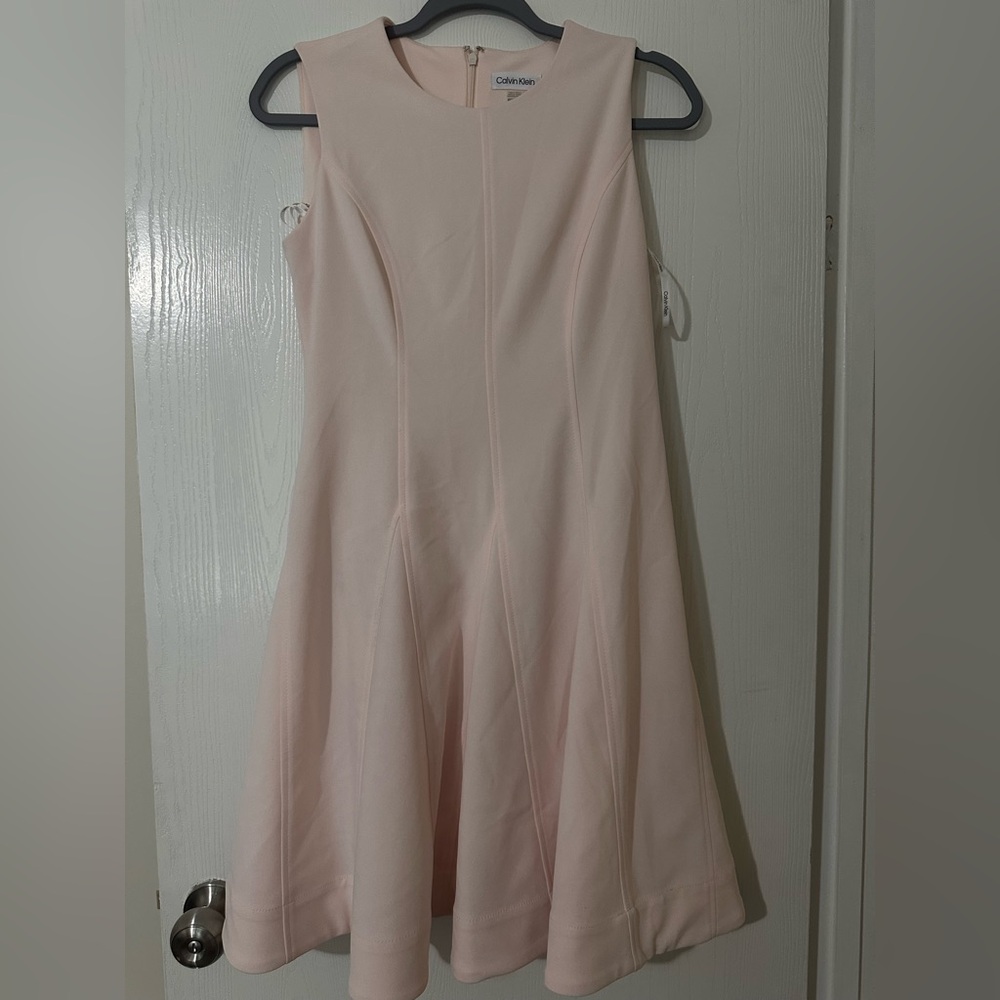 Calvin Klein Light Pink Strapless Dress